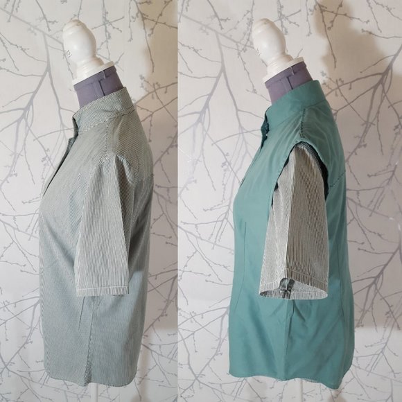 Marigold Riding Apparel VTG Reversible Western Equestrian Shirt - Picture 4 of 6